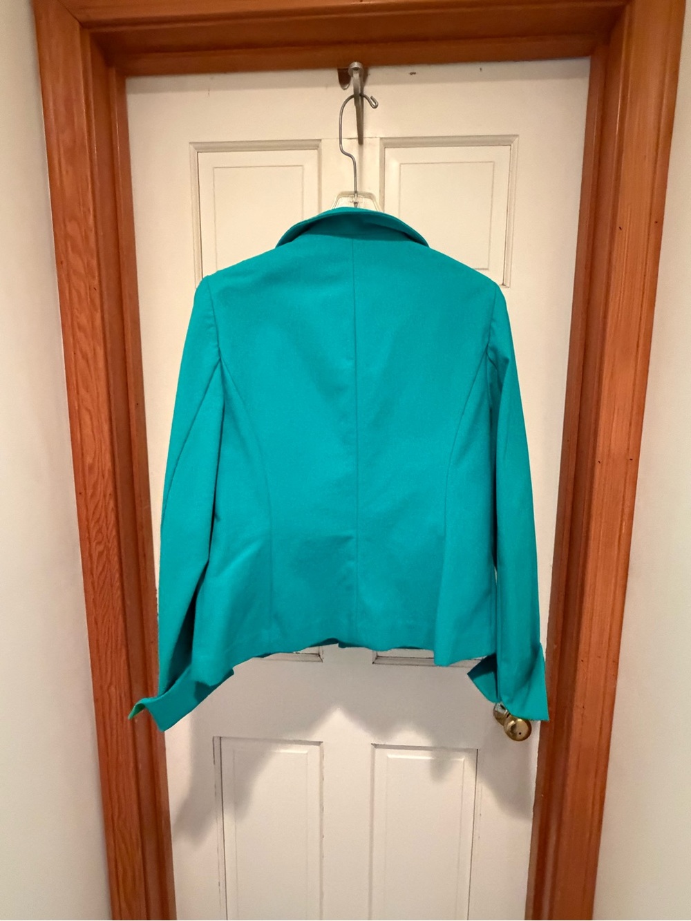 Women's Teal Tailored Blazer Jacket
